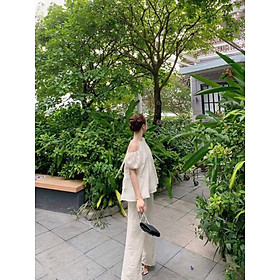 Sét Áo Yếm+ Quần Đi Du Lịch Dạo phố - D0519 - Size M