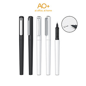 Bút Bi Gel AO+ Viết Gel Nắp cài BG102 Ngòi 0.5mm Mực Đen Trơn Tru Cho Học Sinh Văn Phòng