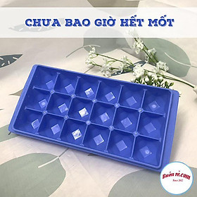 Khay đá 18 viên Việt Nhật khuôn làm thạch rau câu, chè khúc bạch, khay chia ăn dặm cho bé