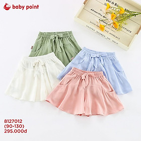 Quần Váy Cotton Kết Hợp Lụa Co Giãn Tốt Cho Bé Gái Phong Cách Năng Động