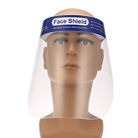 5PCS Protective Face Mask Anti-spitting Isolation Face Shield Fluid Resistant Full Face Mask Transparent Dust-proof