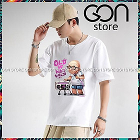 Áo thun tay lỡ nam nữ giá rẻ form rộng freesize unisex - G14