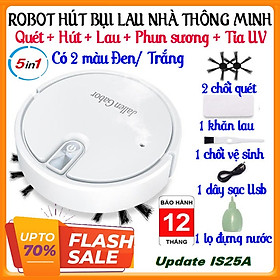 Mua Robot thông minh lau nhà tự động công nghệ mới 2022  IS-25 -Cảm biến chống va chạm  khả năng tự động quét và lập bản đồ