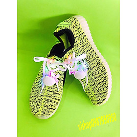 Mua Giày phát sáng màu vàng sần phát sáng 7 màu 11 chế độ đèn led tặng kèm dây giày phát sáng (ảnh thật video thật