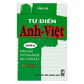 Hình ảnh sách Từ Điển Anh - Việt 120.000 Từ