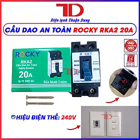 Mua Cầu dao an toàn ROCKY 15A 20A 30A 40A  CB aptomat MCCB  Át atomat  CB cóc  hàng chính hãng  Điện Lạnh Thuận Dung