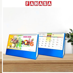 Lịch Bàn Chữ A 2026 - Hương Hoa Tứ Quý - Văn Khoa