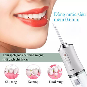 Máy Tăm Nước Oral Irrigator Thế Hệ Mới - Dùng Pin Sạc, Công Nghệ Châu Âu