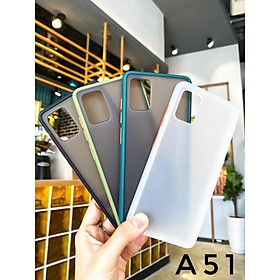 Ốp Lưng Viền Màu Cho Dòng Samsung Galaxy Note 10 Lite / A71 /A51