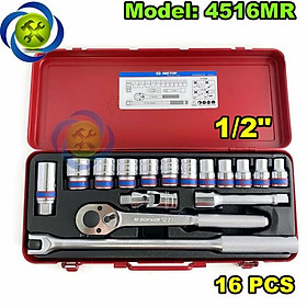 Mua Bộ tuýp 1/2 Kingtony 4516MR 10-27mm 6 cạnh gồm 16 chi tiết