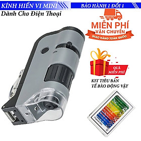 Mua Kính hiển vi bỏ túi cao cấp MicroFlip MP-250 (Phóng đại 100x -250x) có đèn tia cực tím UV. MicroFlip 100x-250x LED UV Pocket Microscope with Smartphone Clip - Hàng chính hãng