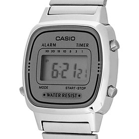 Đồng Hồ Kỹ Thuật Casio LA670WA-7 Kiểu Cổ Điển - Màu Bạc