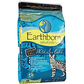 Thức Ăn Mèo Và Mèo Con Earthborn Wild Sea Catch - Chính Hãng - Nhập Khẩu Mỹ - 6kg