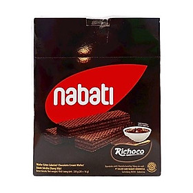 Bánh Sôcôla Dạng Xốp Richoco Nabati Chocolate Hộp 20 thanh x 16g