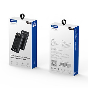 Mua Pin Sạc Dự Phòng Kivee PT75P kèm dây sạc đa năng  10000mAh có màn hình LED hiện thị dung lượng pin  tiện lợi  thông dụng  nhỏ gọn