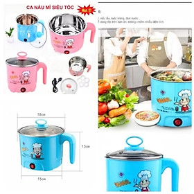1 CÁI NỒI ĐIỆN NẤU LẨU NẤU MÌ ĐA CHỨC NĂNG MINI THUẬN TIỆN CHO MỌI GIA ĐÌNH 
