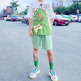 Đồ bộ hoạt hình form rộng Unisex Klong bự dành cho nam nữ Molly Urban