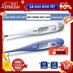 NK Đức Nhiệt kế điện tử đầu cứng Beurer FT09, đo ở miệng nách hậu môn