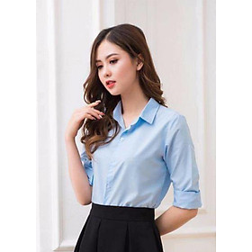 Áo sơ mi nữ tay dài công sở