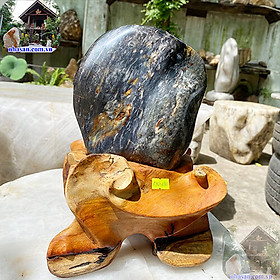 Trụ đá canxedon tự nhiên giúp nuôi dưỡng và mang lại sự bình yên trong tâm hồn CXD130 (KT: 28x16x13 cm) trọng lượng 5.2 Kg