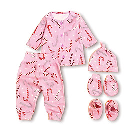 Mẫu mới _ Set quần áo sơ sinh cho bé 0-3 tháng chất thun cotton xuất mềm, đẹp.