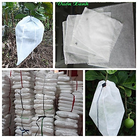 Mua   30*35cm   100 cái TÚI BAO BỌC DƯA LƯỚI  BƯỞI NHO CHÙM NHO TÚI BỌC TRÁI CÂY kích thước 30*35cm