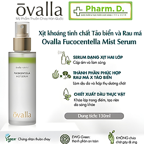 Xịt Khoáng Chứa Serum Thuần Chay OVALLA Giúp Dưỡng Ẩm. Phục Hồi Da, Làm Dịu Da Và Giảm Mụn (Chai 100ml)