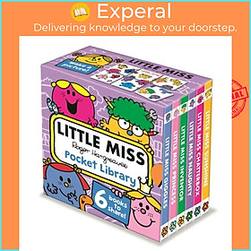 Sách - Little Miss: Pocket Library by Roger Hargreaves (UK edition, boardbook)