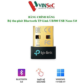 Bộ Thu Phát Bluetooth TP-Link UB500 USB Nano Bluetooth 5.0 - Hàng Chính Hãng