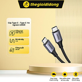 Mua Cáp Type C - Type C 1m Ugreen US535 15311 - Hàng Chính Hãng