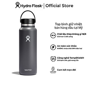 Mua Bình giữ nhiệt Hydro Flask 40 OZ Wide Flex Cap có nắp xoáy - Hàng chính hãng(Season 2024)