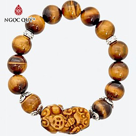 Vòng tay đá thiên nhiên phối tỳ hưu đá - Ngọc Quý Gemstones