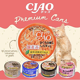 Pate Ciao Premium Nhập Khẩu Thái Lan Cho Mèo Lon 85g