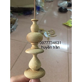 Nậm tre bộ 6 chiếc dành cho lồng chim vành khuyên, chích choè, yến, hoạ mi chất liệu tre già, hàng kỹ đẹp