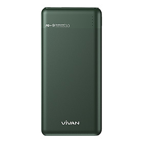 Pin Sạc Dự Phòng 10.000mAh VIVAN VPB-M10 – Sạc Nhanh Chuẩn PD + QC 3.0, Công Suất 18W, 2 Cổng Sạc Vào/Ra - HÀNG CHÍNH HÃNG