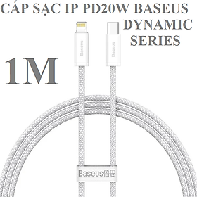  Cáp sạc iP C to L hỗ trợ PD20W Baseus Dynamic Series CALD000003 _ Hàng chính hãng