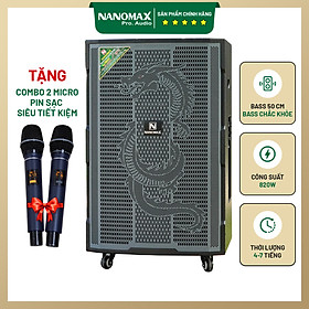 Mua Loa Kéo Nanomax GT-2024 Bass 50cm Công Suất 820w Karaoke Bluetooth Hàng Chính Hãng