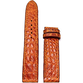 Dây Đồng Hồ Da Cá Sấu Huy Hoàng HT8203 - Vàng