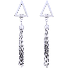 Bông Tai Tassel Triangle Tatiana BH2303B - Bạc