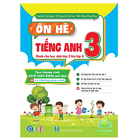 Sách - Ôn Hè Tiếng Anh Lớp 3 - Dành cho học sinh lớp 3 lên 4 (1 cuốn)