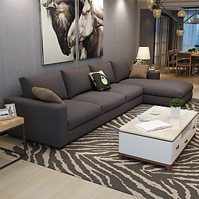 Sofa vải góc L Juno Sofa phòng khách 280 x150 cm