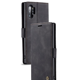 Bao Da dành cho Samsung Galaxy Note 10 Plus mẫu case - đen