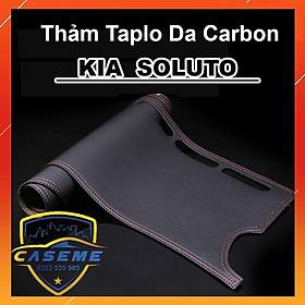 Thảm Taplo Da Vân Carbon Xe Kia Soluto đơi 2018 2019 2020