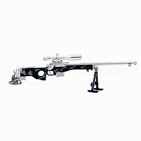 Móc khóa mô hình Game PUBG - AWM rằn ri xám - 18cm