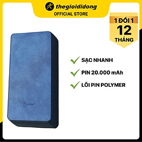 Mua Pin sạc dự phòng Polymer 20.000 mAh Type C PD QC3.0 Xmobile PowerBox P69D Xanh navy - Hàng chính hãng