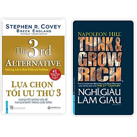 Hình ảnh Sách - Combo Bìa cứng Lựa chọn tối ưu thứ 3 + Nghĩ giàu và làm giàu - FirstNews