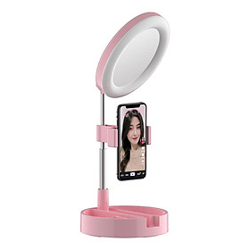 Mua Đèn livestream để bàn 30 58 cm kẹp điện thoại có đèn hỗ trợ 3 chế độ sáng  quay tiktok  bán hàng  kèm gương trang điểm