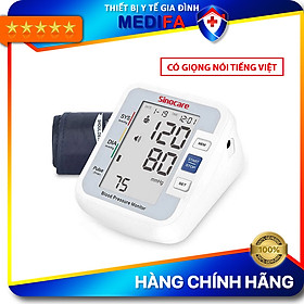 Máy đo huyết áp điện tử bắp tay Sinoheart BA-801 Đức + Tặng bộ đổi nguồn ( Adapter )