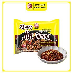 Combo 5 gói mì xốt tương đen Jin Jjajang Ramen Ottogi gói 135g