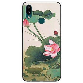 Ốp lưng in cho Samsung A10s Mẫu Sen Vươn Lên